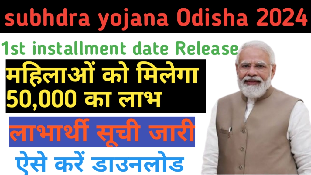 subhadra yojana 1st installment list 2024